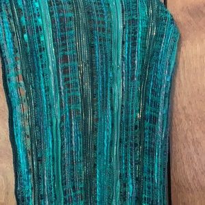 Green with good flecks scarf